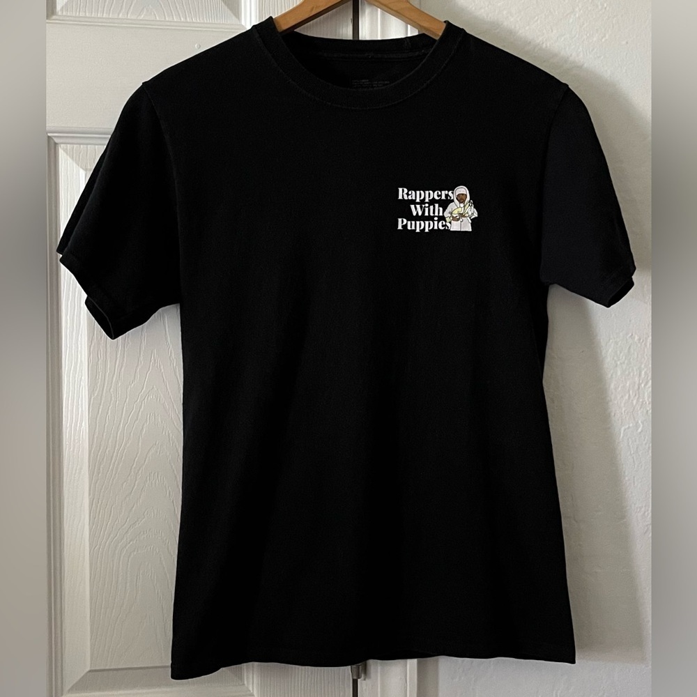 Dog Limited Rappers With Puppies Black Graphic Shirt Men’s Small